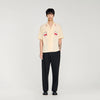 Horse Shirt Ss Embroidered Horse Loose-Fit Shirt Butter Cream