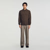 Joker Pocket Shirt with patch pockets Dark Taupe