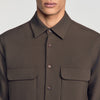 Joker Pocket Shirt with patch pockets Dark Taupe