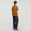 Mesh Shirt Openwork Mesh Shirt Camel