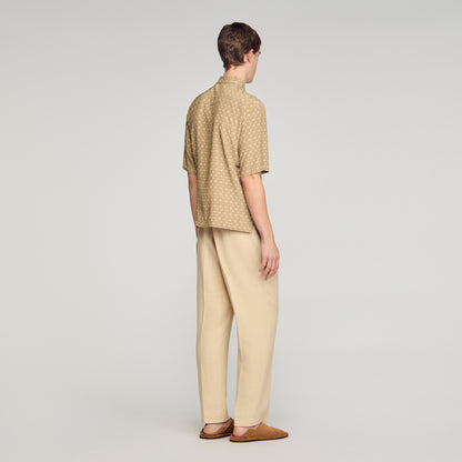 Catena Shirt Mc Link Print Loose-Fit Shirt Lime