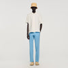 Jersey Cross Shirt Square Cross Cotton Jacquard Shirt White