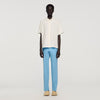 Jersey Cross Shirt Square Cross Cotton Jacquard Shirt White