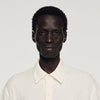 Jersey Cross Shirt Square Cross Cotton Jacquard Shirt White
