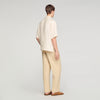 Square Cross Loose Fit Shirt White
