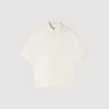 Jacquard Cross Shirt Mc Square Cross Loose-Fit Shirt White