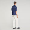 Square Cross Loose Fit Shirt Navy Blue
