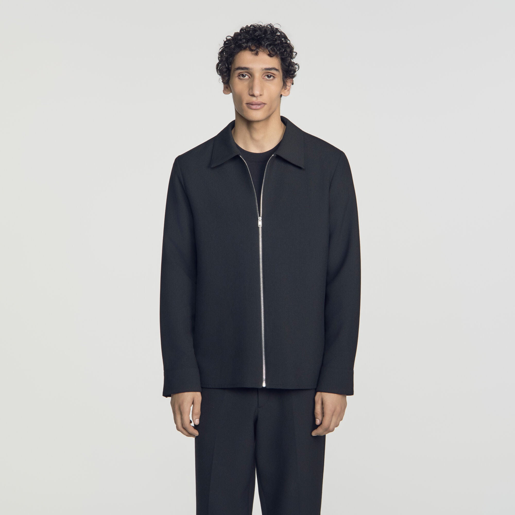 Joker Zip Shirt  Shirt Black