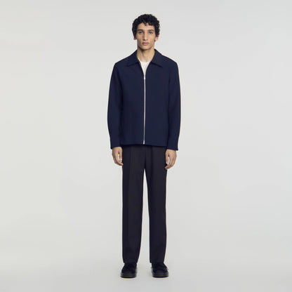 Joker Zip Shirt  Shirt Navy Blue