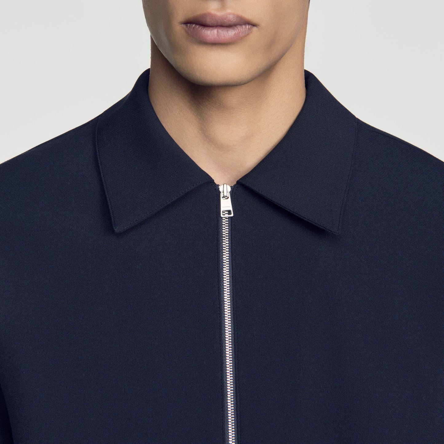 Joker Zip Shirt  Shirt Navy Blue