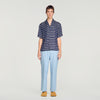 Stripy Shirt Mc Striped boat neck shirt Navy Blue