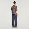 Stripy Shirt Mc Striped boat neck shirt Chocolate