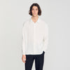 Crinkle Shirt Crinkled loose-fit shirt White