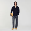 Crinkle Shirt Crinkled loose-fit shirt Black