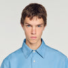 Oversize Bleached Shirt Loose-fit faded shirt Chambray
