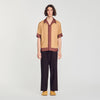 Micro Cross Mc Micro cross motif shirt Camel