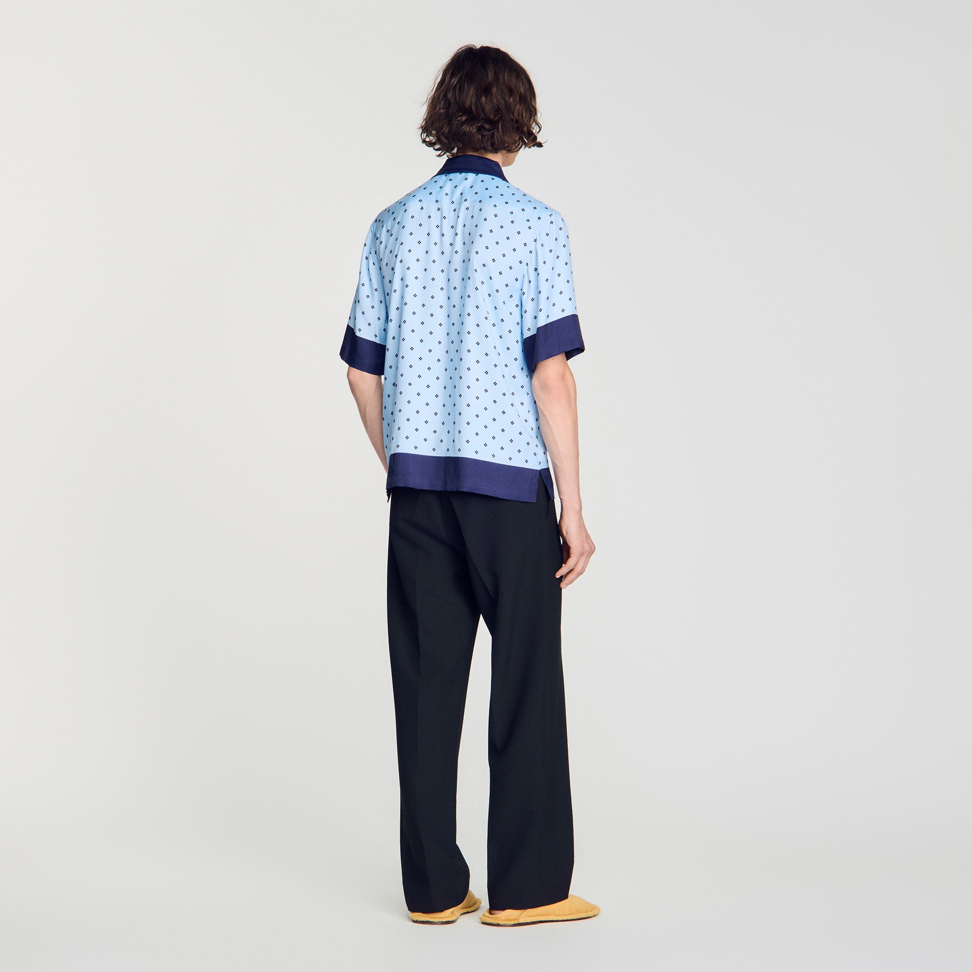Micro Cross Mc Micro cross motif shirt Sky Blue