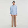 Oversize Plain Shirt Oversized cotton shirt Blue Grey