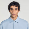 Oversize Plain Shirt Oversized cotton shirt Blue Grey