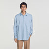 Oversize Plain Shirt Oversized cotton shirt Blue Grey