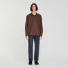 Oversize Plain Shirt Oversized cotton shirt Tobacco Brown