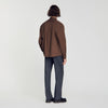 Oversize Plain Shirt Oversized cotton shirt Tobacco Brown