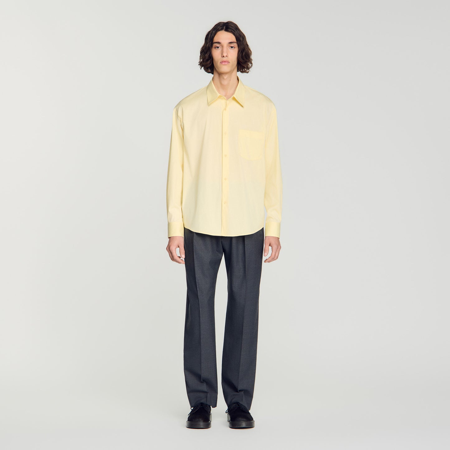 Oversize Plain Shirt Oversized cotton shirt Souffre