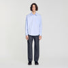 Hamptons Shirt Striped cotton shirt Sky Blue / White