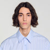 Hamptons Shirt Striped cotton shirt Sky Blue / White