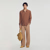 Catena Shirt Ml Floaty chain print shirt Tobacco Brown