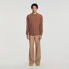 Catena Shirt Ml Floaty chain print shirt Tobacco Brown