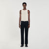 Straight-Fit Jeans Black