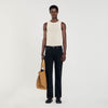 Straight-Fit Jeans Black