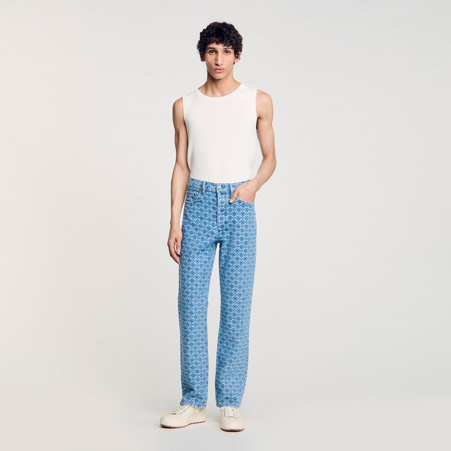 Regular Cross Regular-Fit Square Cross Jeans Bluevintage-Denim Bluevintage-Denim