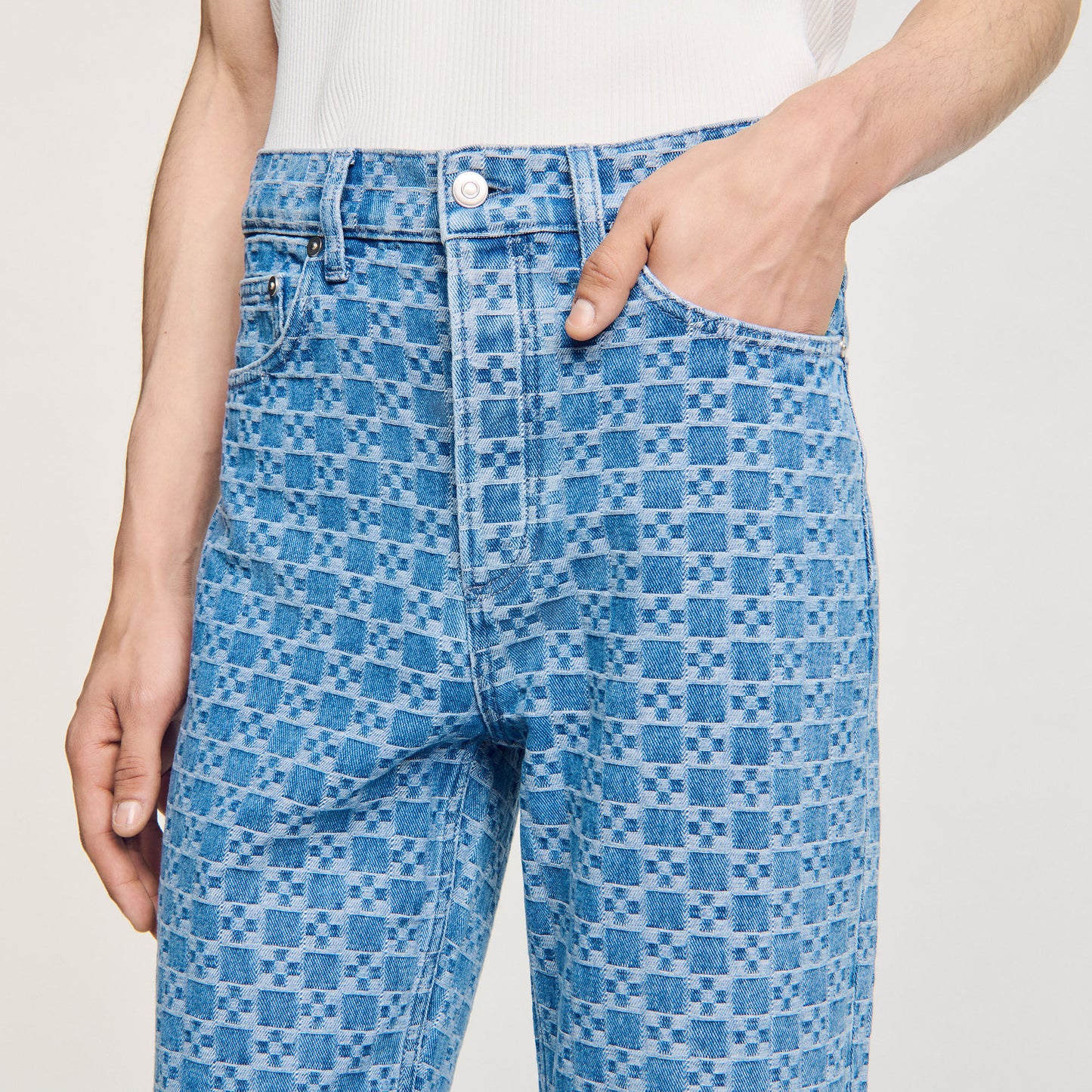 Regular Cross Regular-Fit Square Cross Jeans Bluevintage-Denim Bluevintage-Denim