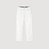 Crackled Jean White Regular Crackle-Effect Jeans Optic White