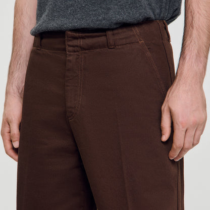 Brown Vintage Flare Wide-Leg Jeans Tobacco Brown