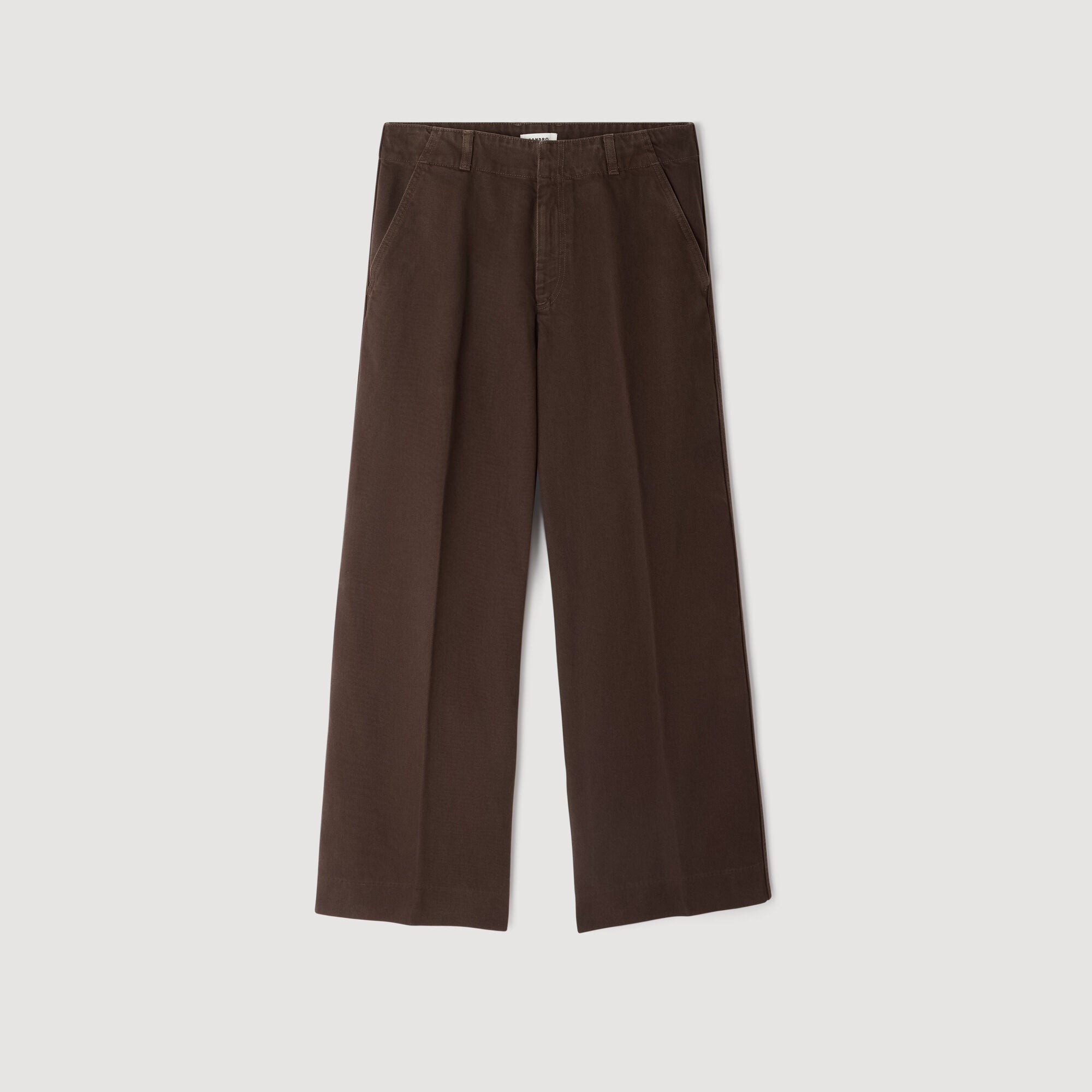 Brown Vintage Flare Wide-Leg Jeans Tobacco Brown