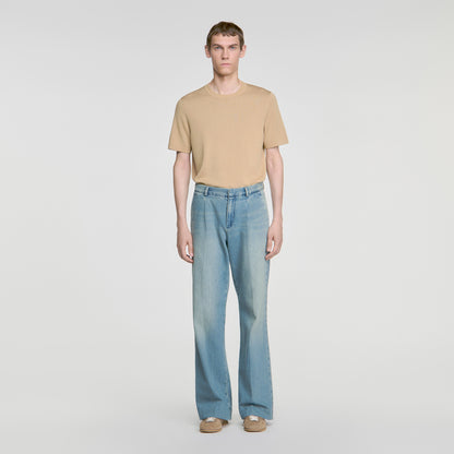 Pleated Jeans Faded jeans Blue
