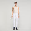 Regular White Regular Raw Jeans White