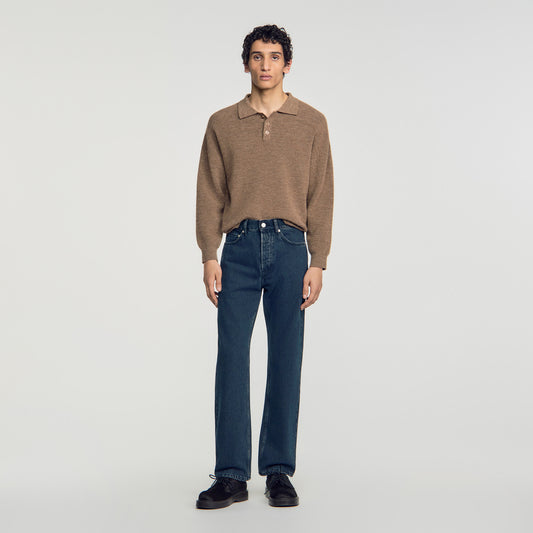 Regular Blue Grey Regular faded jeans Grey / Blu