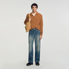 Baggy Used Baggy faded cotton jeans Blue Vintage - Denim