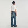 Baggy Used Baggy faded cotton jeans Blue Vintage - Denim
