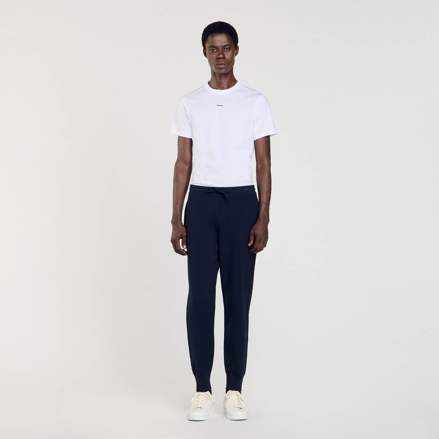 Knit Jogging Bottoms Navy Blue