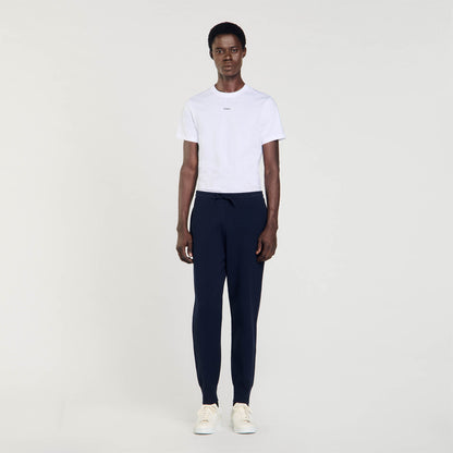 Knit Jogging Bottoms Navy Blue