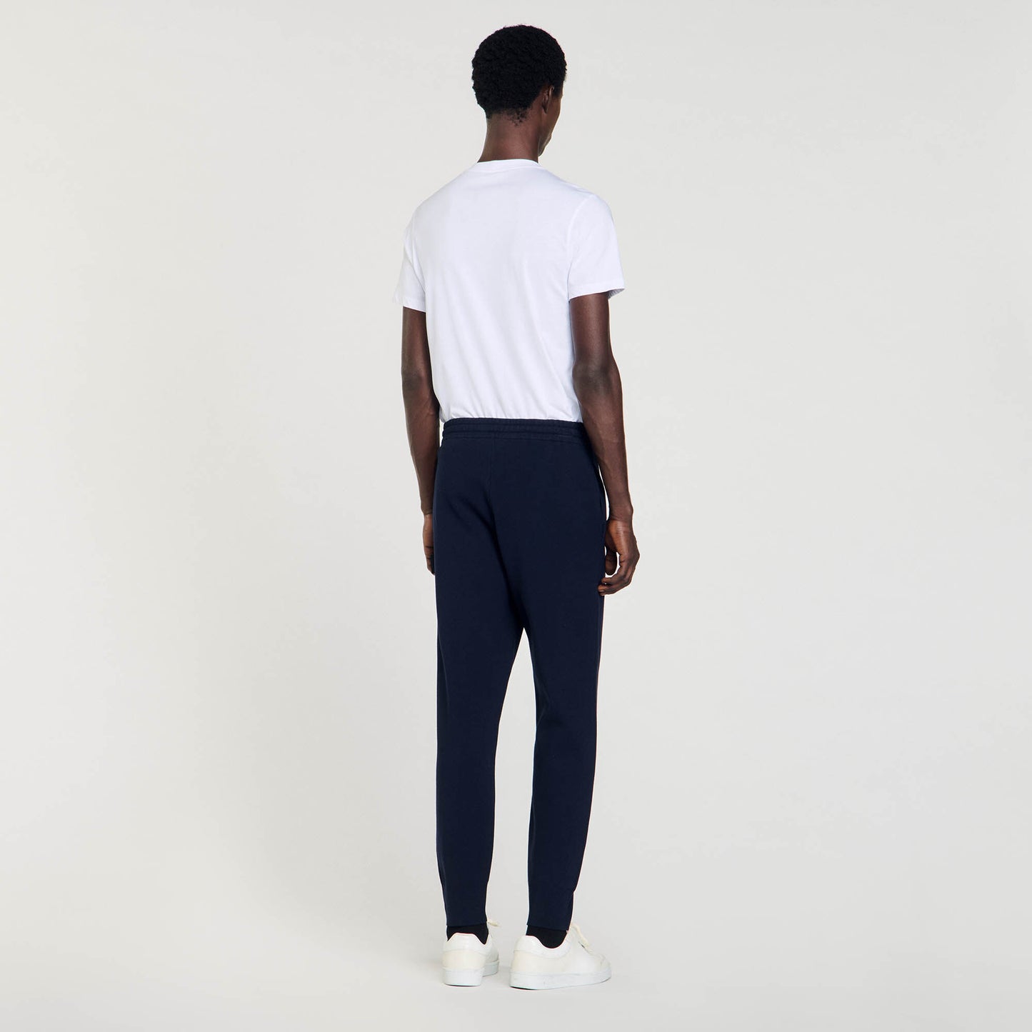 Knit Jogging Bottoms Navy Blue