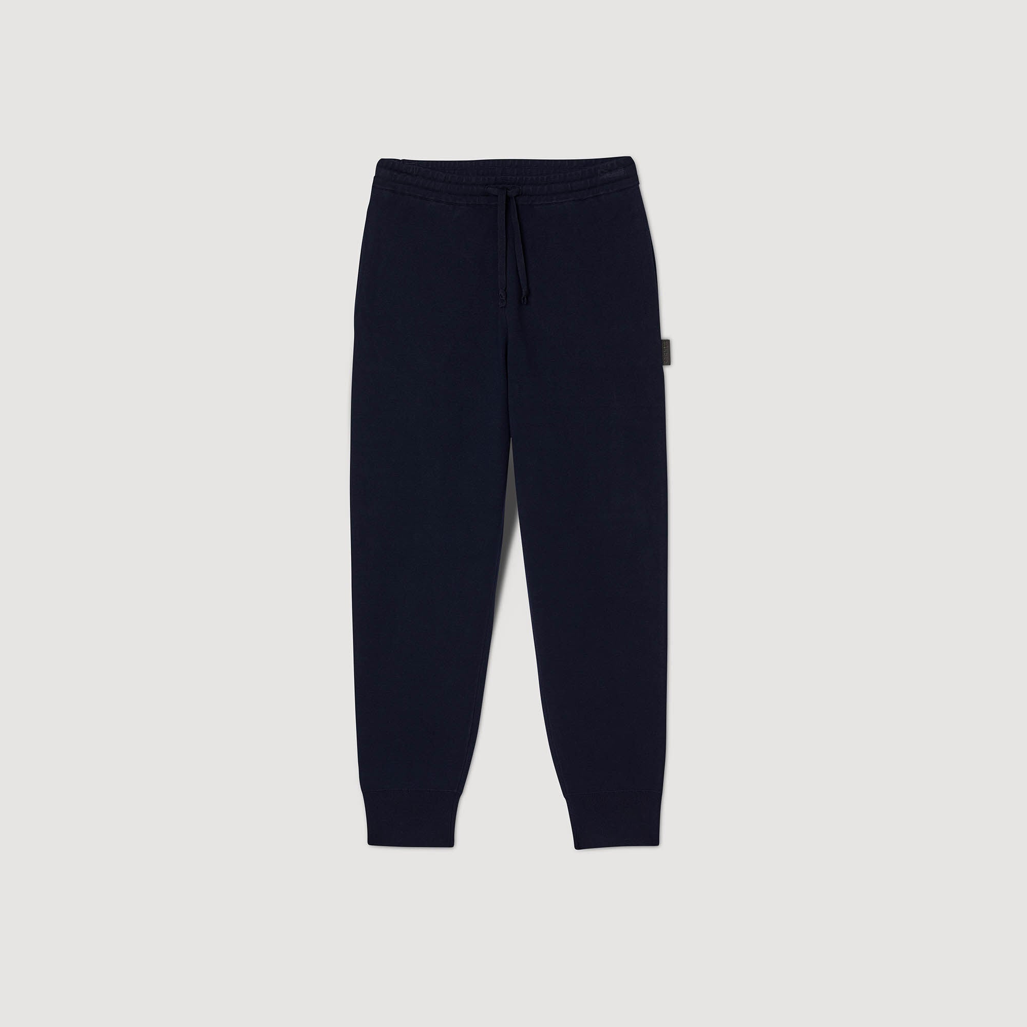 Knit Jogging Bottoms Navy Blue
