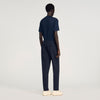 Jersey Pli  Elastic waist Trousers Black