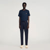 Jersey Pli  Elastic waist Trousers Black
