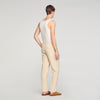 Jersey Pli Elasticated Straight-Leg Trousers Oats